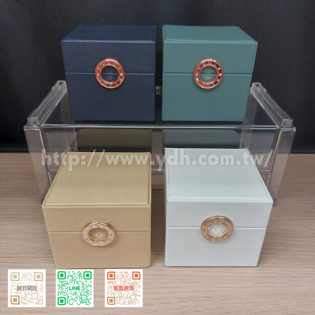 金環幸運草對戒盒