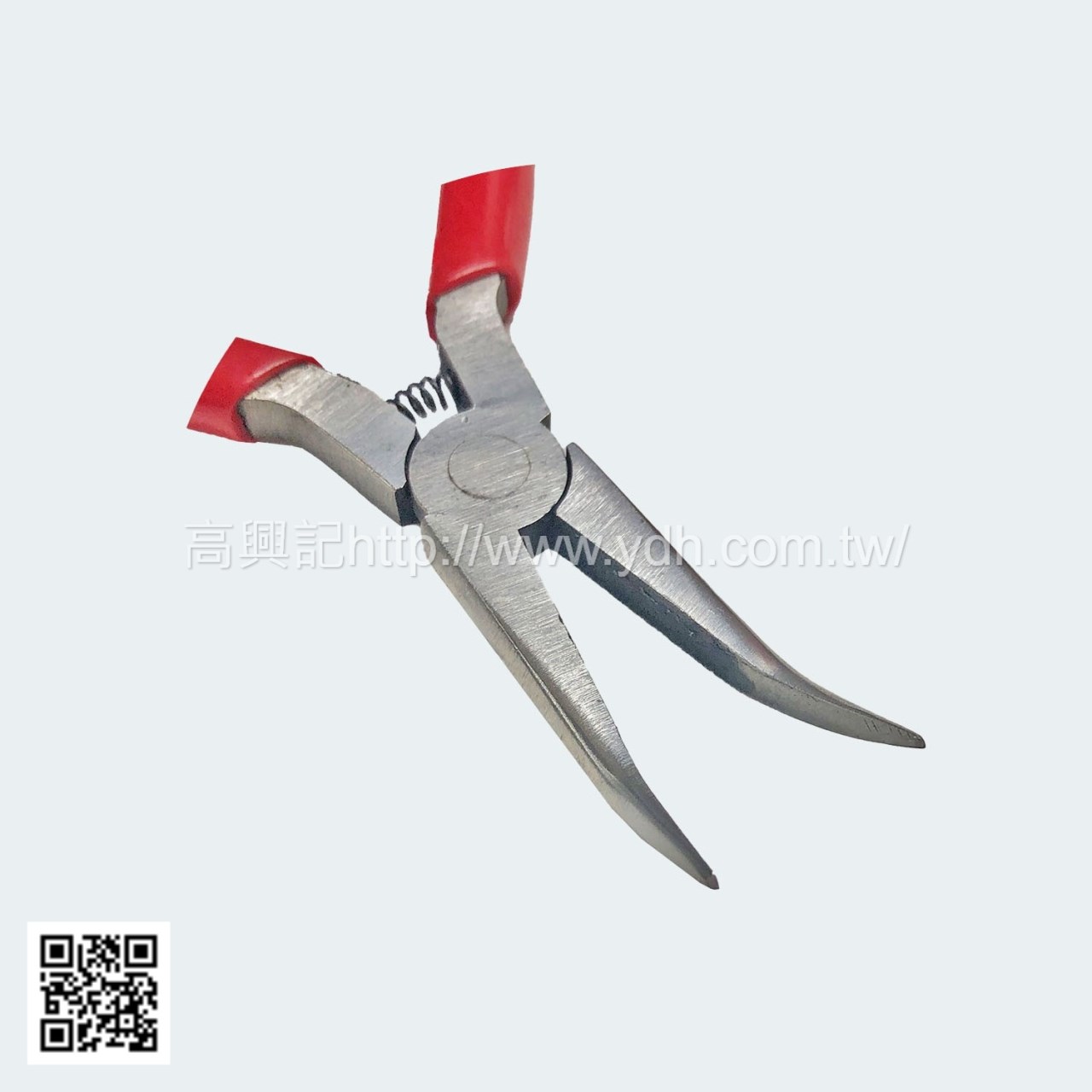 G牌 台灣130mm 無牙彎嘴鉗(彈簧)